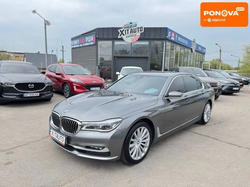 BMW 7 Series, 2016 г., Дизель, 180 тыс. км, Седан, Серый, Запорожье AT-10416171 фото