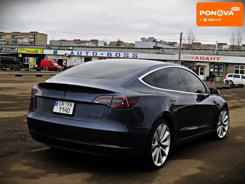 Tesla Model 3, 2019 р., Електро, 89 тис. км, Седан, Сірий, Черкаси AT-10418389 фото
