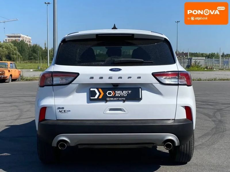 Ford Escape, 2020 р., Бензин, 56 тис. км, Позашляховик / Кросовер, Білий, Львів AT-10400376 фото