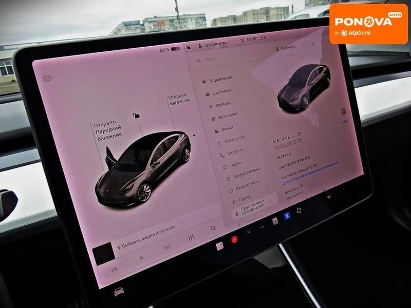 Tesla Model 3, 2019 р., Електро, 89 тис. км, Седан, Сірий, Черкаси AT-10418389 фото