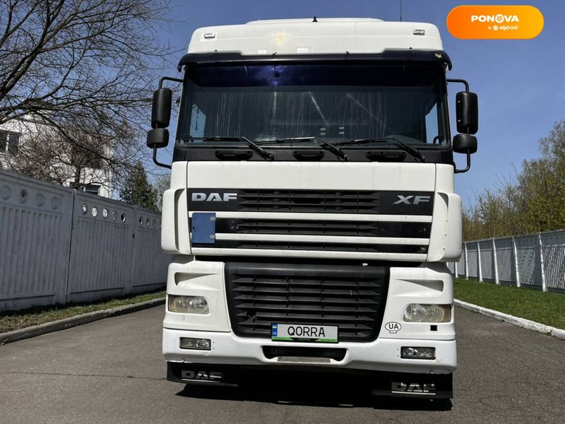 DAF XF 95, 2004, Дизель, 1200 тыс. км, Тягач, Белый, Киев 40121 фото