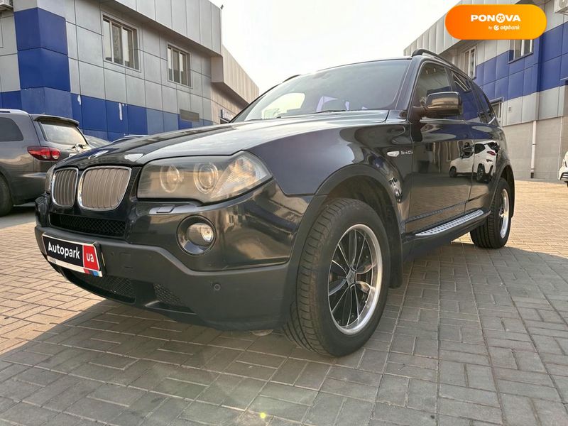 BMW X3, 2007, Бензин, 2.5 л., 206 тыс. км, Внедорожник / Кроссовер, Чорный, Одесса 110886 фото