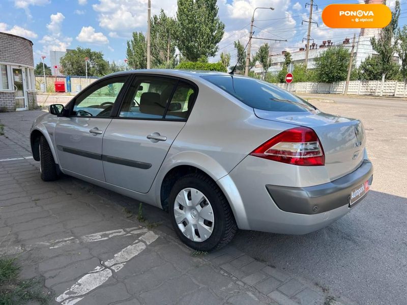 Renault Megane, 2006, Бензин, 1.6 л., 210 тис. км, Седан, Сірий, Запоріжжя 109968 фото