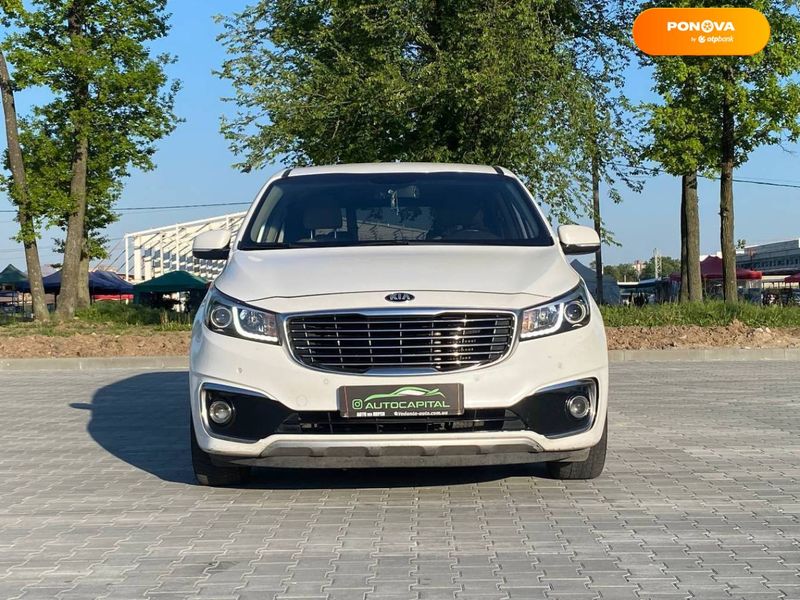 Kia Carnival, 2017, Дизель, 2.2 л., 239 тис. км, Мінівен, Білий, Київ 48282 фото