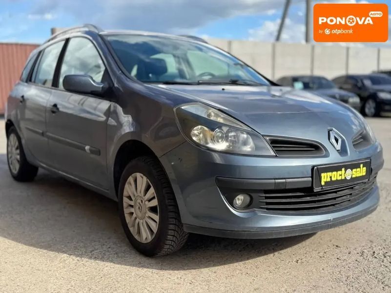 Renault Clio, 2008 р., Бензин, 300 тис. км, Універсал, Сірий, Дніпро (Дніпропетровськ) AT-10418618 фото