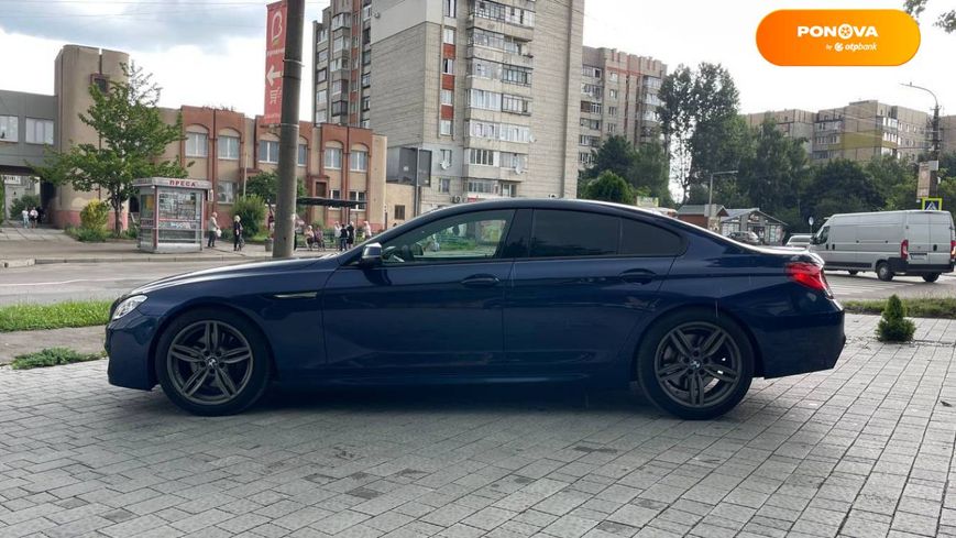 BMW 6 Series, 2016, Бензин, 2.98 л., 147 тыс. км, Купе, Синий, Львов 108310 фото