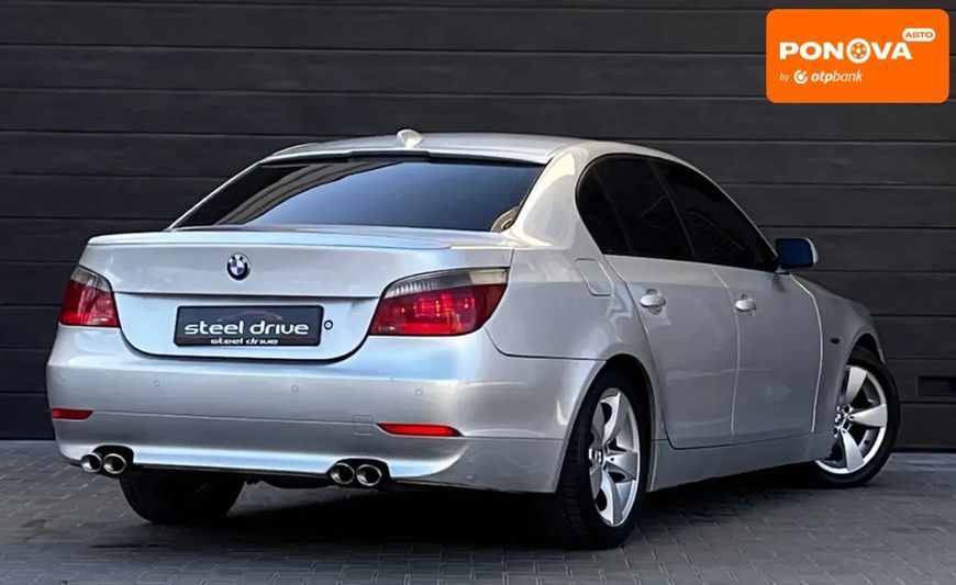 BMW 5 Series, 2003 г., Газ пропан-бутан / Бензин, 356 тыс. км, Седан, Серый, Николаев AT-10411932 фото