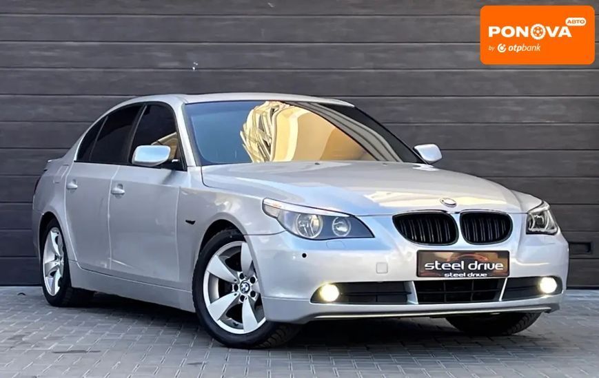 BMW 5 Series, 2003 г., Газ пропан-бутан / Бензин, 356 тыс. км, Седан, Серый, Николаев AT-10411932 фото