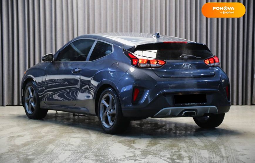 Hyundai Veloster, 2019, Газ пропан-бутан / Бензин, 2 л., 73 тыс. км, Хетчбек, Серый, Киев 14842 фото