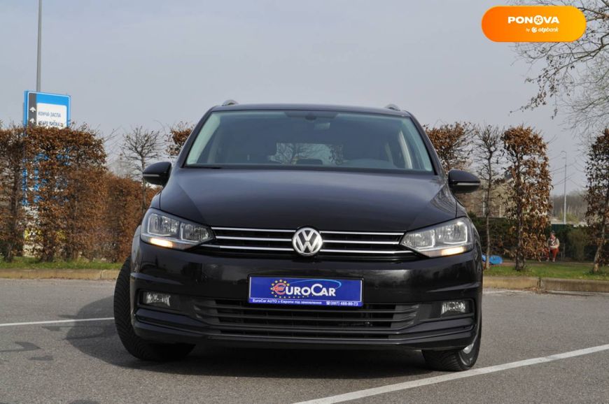 Volkswagen Touran, 2020, Дизель, 2 л., 173 тис. км, Мікровен, Чорний, Київ 32790 фото