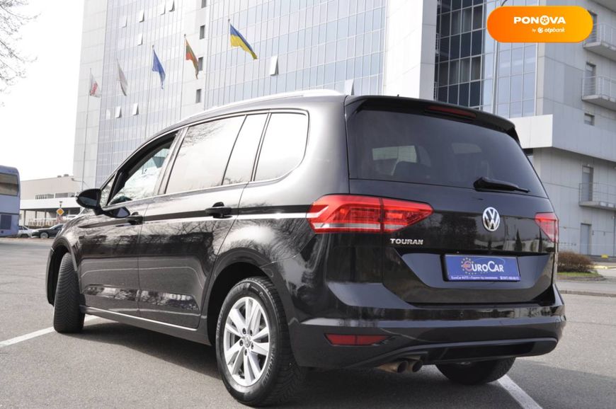 Volkswagen Touran, 2020, Дизель, 2 л., 173 тис. км, Мікровен, Чорний, Київ 32790 фото