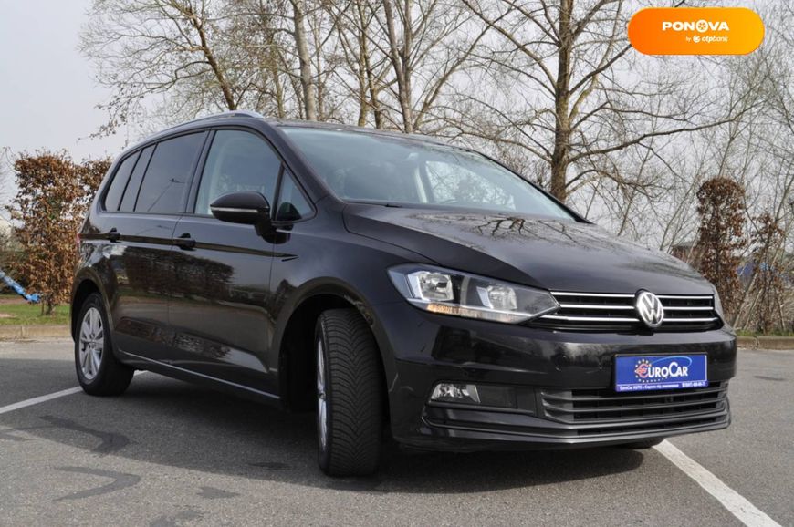 Volkswagen Touran, 2020, Дизель, 2 л., 173 тыс. км, Микровен, Чорный, Киев 32790 фото