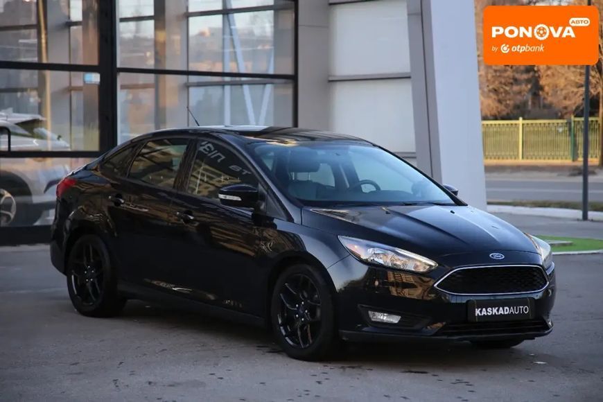 Ford Focus, 2016 г., Бензин, 87 тыс. км, Седан, Чорный, Харьков AT-10411557 фото