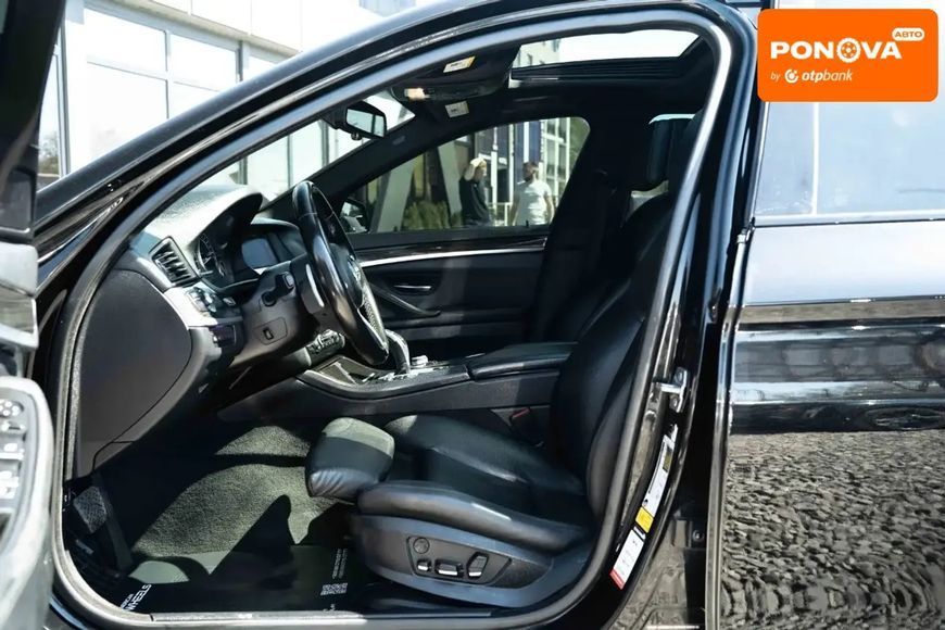 BMW 5 Series, 2012 р., Бензин, 135 тис. км, Седан, Чорний, Чернівці AT-10417819 фото