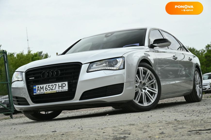 Audi A8, 2011, Бензин, 4.16 л., 290 тис. км, Седан, Сірий, Бердичів 103179 фото