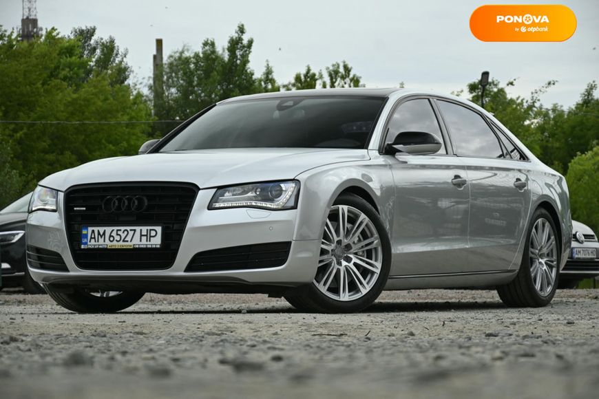 Audi A8, 2011, Бензин, 4.16 л., 290 тис. км, Седан, Сірий, Бердичів 103179 фото