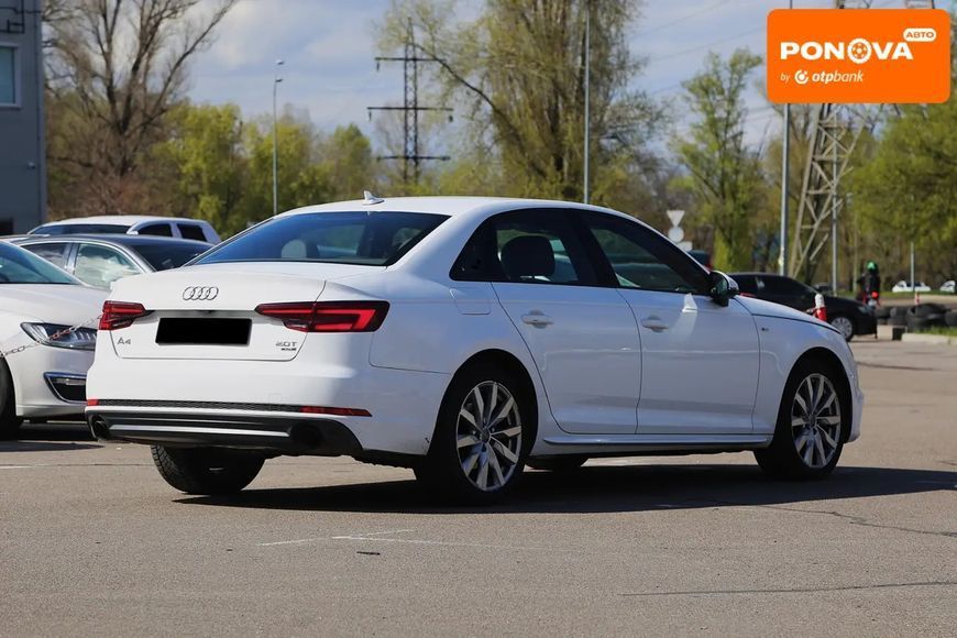 Audi A4, 2018 г., Бензин, 129 тыс. км, Седан, Белый, Киев AT-10415487 фото