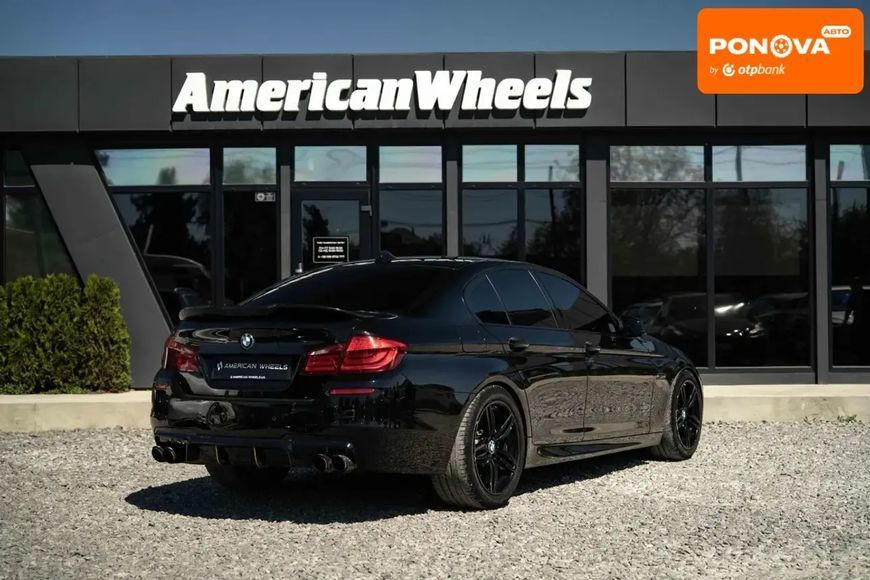 BMW 5 Series, 2012 р., Бензин, 135 тис. км, Седан, Чорний, Чернівці AT-10417819 фото