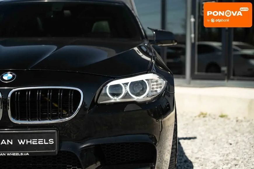 BMW 5 Series, 2012 р., Бензин, 135 тис. км, Седан, Чорний, Чернівці AT-10417819 фото
