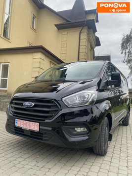 Ford Transit Custom, 2018, Дизель, 2 л., 208 тис. км, Мінівен, Чорний, Одеса Cars-Pr-273132 фото