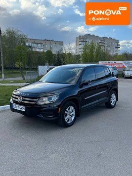 Volkswagen Tiguan, 2012 р., Бензин, 189 тис. км, Позашляховик / Кросовер, Чорний, Кам'янка AT-10416645 фото