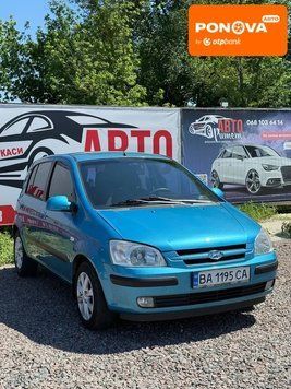 Hyundai Getz, 2004 р., Газ пропан-бутан / Бензин, 192 тис. км, Хетчбек, Синій, Черкаси AT-10421311 фото