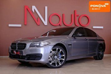 BMW 5 Series, 2014 р., Бензин, 239 тис. км, Седан, Сірий, Одеса AT-10418449 фото