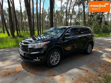 Toyota Highlander, 2014 р., Газ метан / Бензин, 200 тис. км, Позашляховик / Кросовер, Чорний, Олександрівка AT-10419963 фото