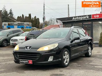 Peugeot 407, 2007, Дизель, 1.6 л., 344 тис. км, Універсал, Чорний, Вінниця 280414 фото