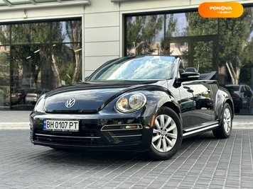 Volkswagen Beetle, 2017, Бензин, 2 л., 62 тис. км, Кабріолет, Чорний, Одеса Cars-Pr-244571 фото