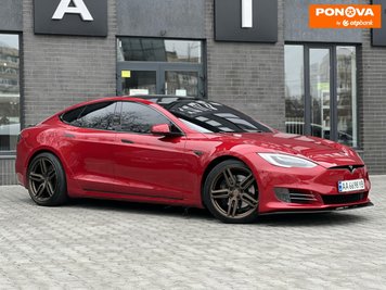 Tesla Model S, 2016, Електро, 129 тис. км, Ліфтбек, Червоний, Київ Cars-Pr-277087 фото