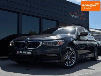 BMW 5 Series, 2017 г., Гибрид (HEV), 189 тыс. км, Седан, Чорный, Ровно AT-10424376 фото