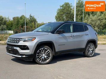 Jeep Compass, 2022 р., Бензин, 80 тис. км, Позашляховик / Кросовер, Сірий, Львів AT-10424619 фото