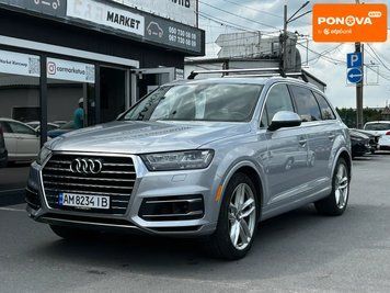 Audi Q7, 2015 р., Бензин, 181 тис. км, Позашляховик / Кросовер, Сірий, Житомир AT-10417605 фото
