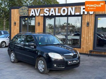 Skoda Fabia, 2008 р., Дизель, 343 тис. км, Універсал, Чорний, Рівне AT-10429450 фото