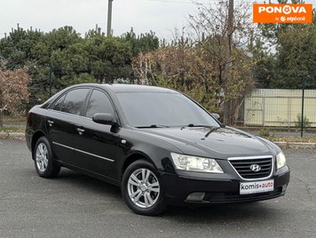 Hyundai Sonata, 2008, Газ пропан-бутан / Бензин, 2 л., 220 тис. км, Седан, Чорний, Хмельницький 280319 фото