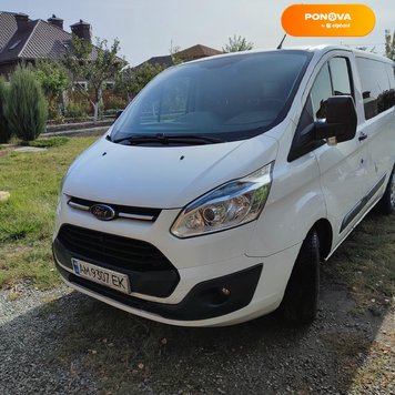 Ford Transit Custom, 2014, Дизель, 2.2 л., 175 тис. км, Мінівен, Білий, Житомир Cars-Pr-247409 фото