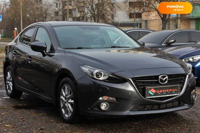Mazda 3, 2014, Бензин, 1.5 л., 78 тис. км, Седан, Сірий, Одеса 9691 фото