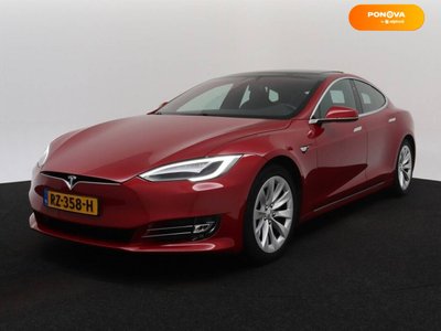 Tesla Model S, 2018, Електро, 194 тыс. км, Лифтбек, Красный, Луцк Cars-EU-US-KR-41147 фото