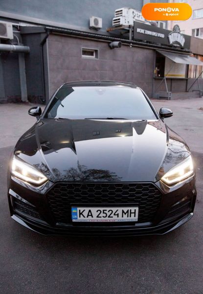 Audi A5 Sportback, 2019, Бензин, 2 л., 25 тыс. км, Лифтбек, Чорный, Киев Cars-Pr-65184 фото