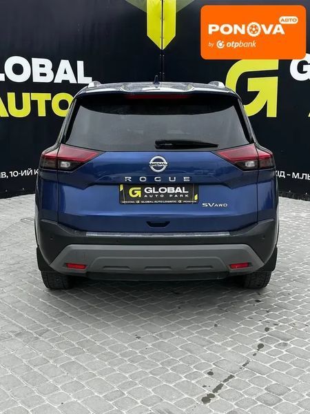 Nissan Rogue, 2021 г., Бензин, 111 тыс. км, Внедорожник / Кроссовер, Синий, Львов AT-10403055 фото