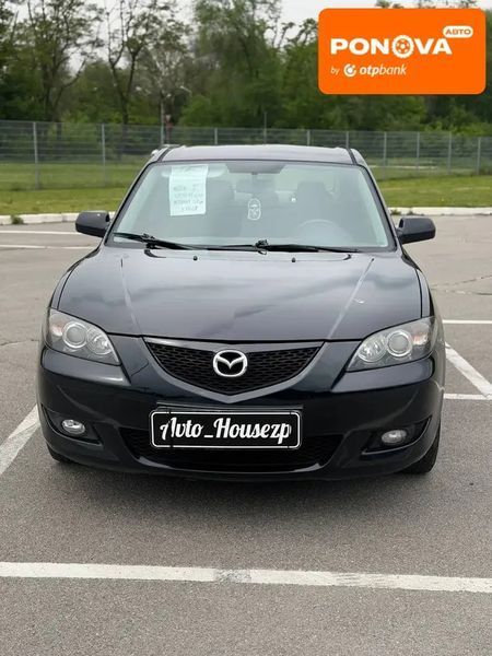 Mazda 3, 2005 р., Бензин, 268 тис. км, Седан, Чорний, Запоріжжя AT-10409877 фото