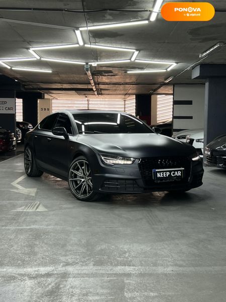 Audi A7 Sportback, 2015, Бензин, 3 л., 147 тис. км, Ліфтбек, Сірий, Одеса 111165 фото