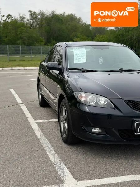 Mazda 3, 2005 р., Бензин, 268 тис. км, Седан, Чорний, Запоріжжя AT-10409877 фото