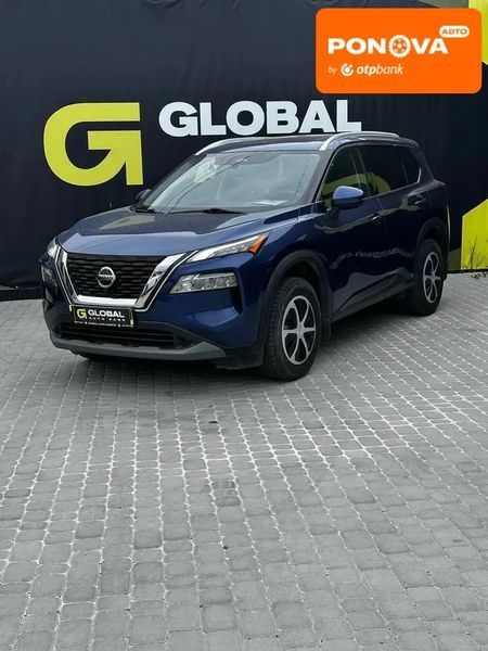 Nissan Rogue, 2021 г., Бензин, 111 тыс. км, Внедорожник / Кроссовер, Синий, Львов AT-10403055 фото