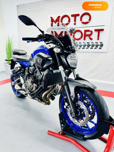 Yamaha MT-07, 2018, Бензин, 700 см³, 15 тыс. км, Мотоцикл Без обтікачів (Naked bike), Синий, Одесса moto-37636 фото