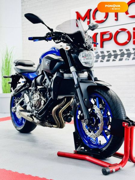 Yamaha MT-07, 2018, Бензин, 700 см³, 15 тыс. км, Мотоцикл Без обтікачів (Naked bike), Синий, Одесса moto-37636 фото