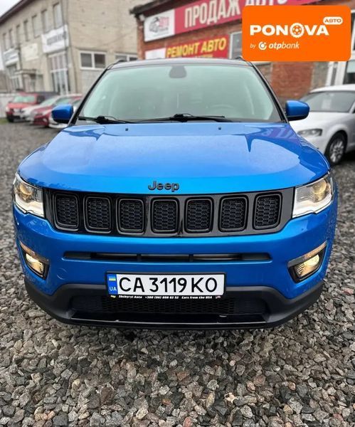 Jeep Compass, 2018 г., Газ пропан-бутан / Бензин, 75 тыс. км, Внедорожник / Кроссовер, Синий, Смела AT-10417468 фото