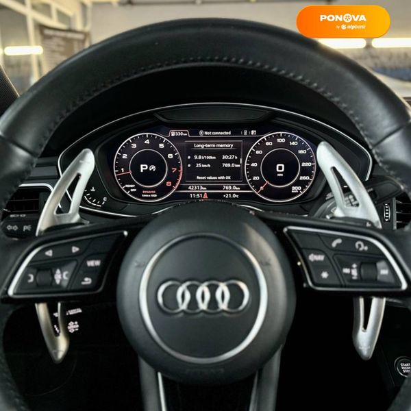 Audi A5, 2018, Бензин, 1.98 л., 42 тыс. км, Купе, Чорный, Одесса Cars-Pr-62847 фото