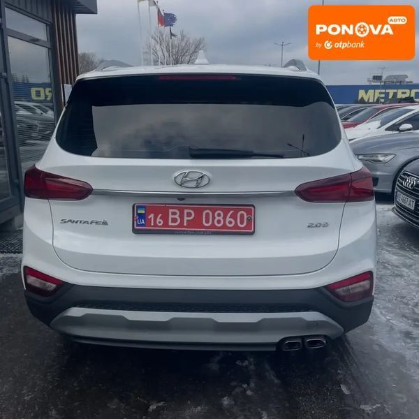 Hyundai Santa FE, 2018 г., Дизель, 135 тыс. км, Внедорожник / Кроссовер, Белый, Днепр (Днепропетровск) AT-10410059 фото
